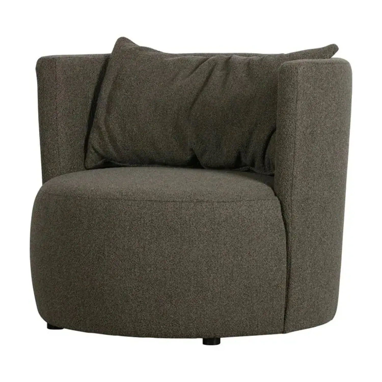 vtwonen Fauteuils|Explore Fauteuil bouclé bruin