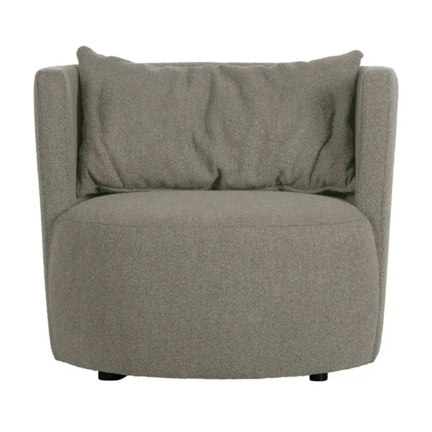 vtwonen Fauteuils|Explore Fauteuil bouclé grijs
