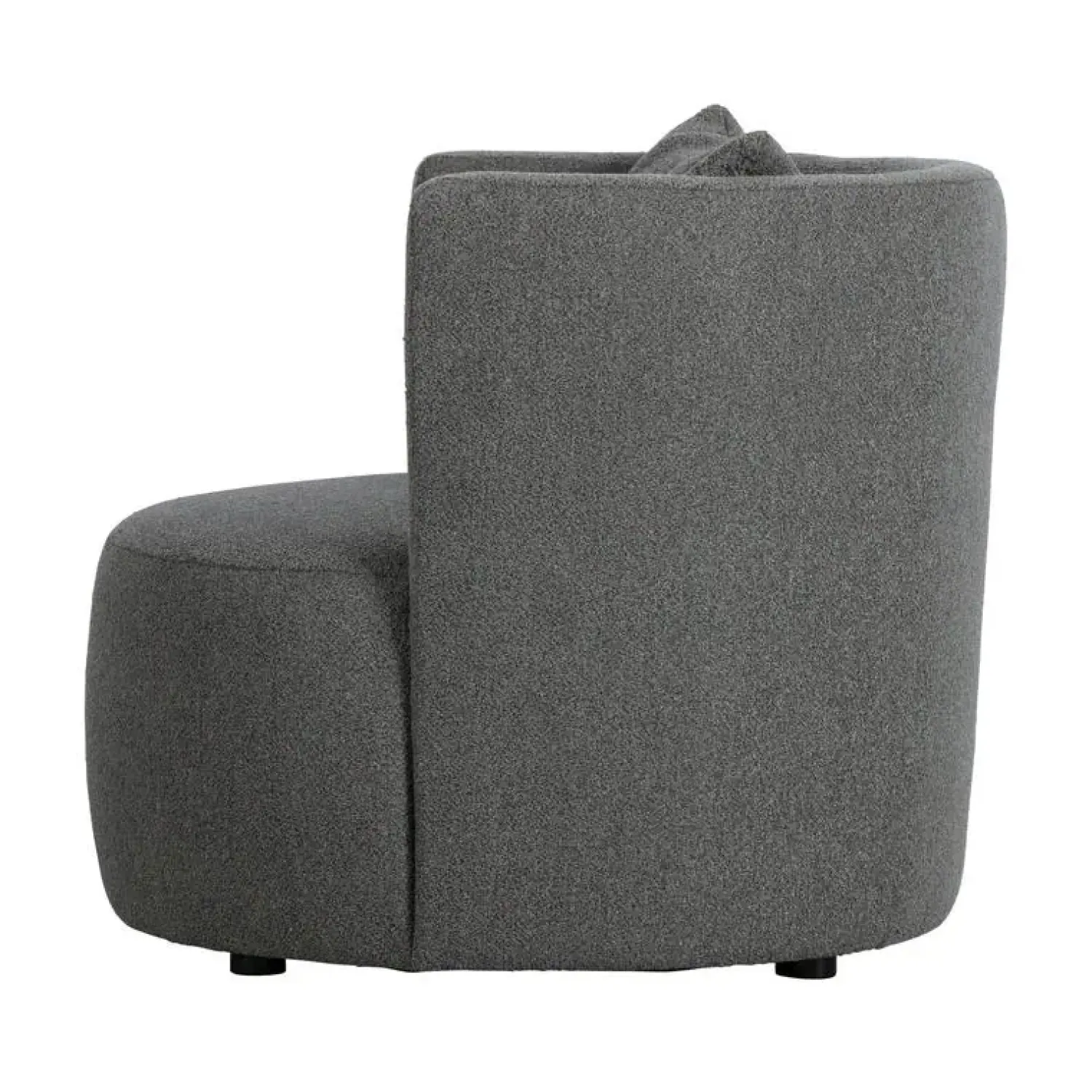 vtwonen Fauteuils|Explore Fauteuil bouclé staalgrijs