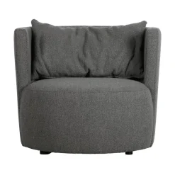 vtwonen Fauteuils|Explore Fauteuil bouclé staalgrijs