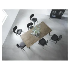 LykkeHome Eettafels|Fabien Uitschuifbare Eettafel bruin 190-290cm