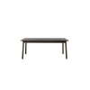 LykkeHome Eettafels|Fabien uitschuifbare eettafel donkerbruin 190-290cm