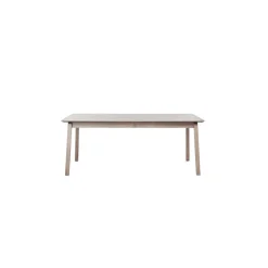 LykkeHome Eettafels|Fabien uitschuifbare eettafel gebroken wit 190-290cm