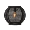 Trading Lighting Plafondlampen|Plafonnieres|Fabric 1-lichts Plafondlamp Zwart 33cm