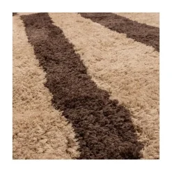 WOOOD Vloerkleden|Fafa Vloerkleed grafisch dessin naturel/bruin 200x300cm