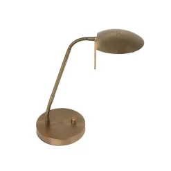 Steinmex Bureaulampen|Fargo 1-lichts Bureaulamp Brons