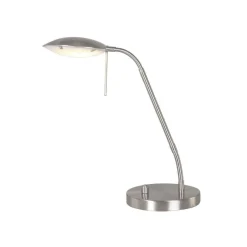 Steinmex Bureaulampen|Fargo 1-lichts Bureaulamp Staal