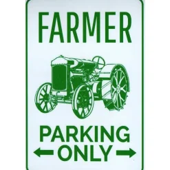 Cavetown Metalen Borden|Farmer Parking - metalen bord