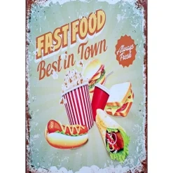 Cavetown Metalen Borden|Fast Food best in Town - metalen bord