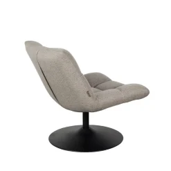 Dutchbone Fauteuils|Fauteuil Bar Lichtgrijs
