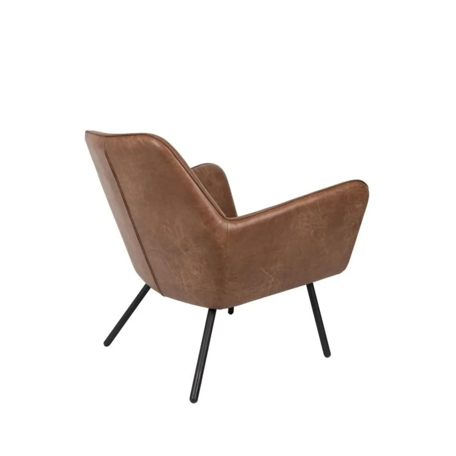 NORI Living Fauteuils|Fauteuil Bon Bruin PU leer