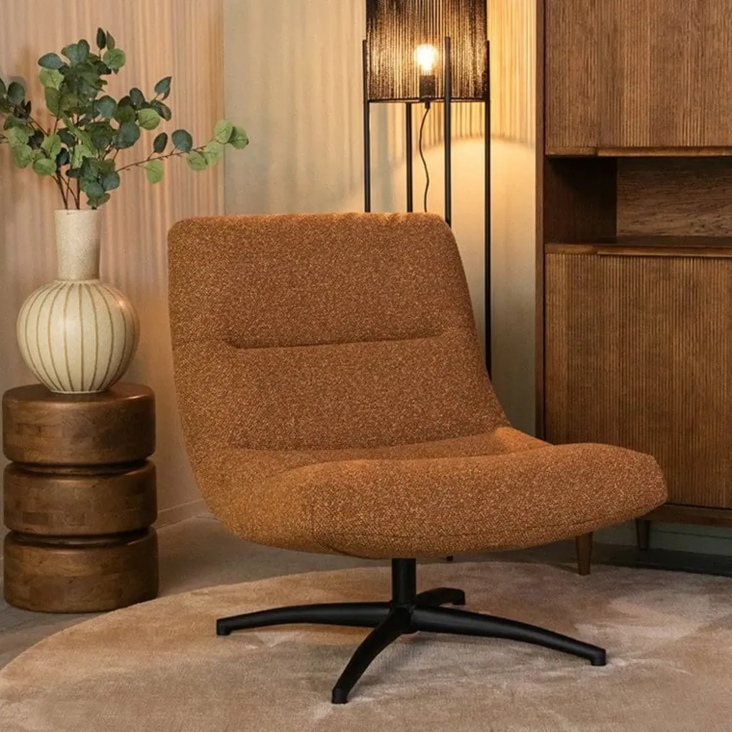 Label51 Fauteuils|Fauteuil Calix Coral Boucle