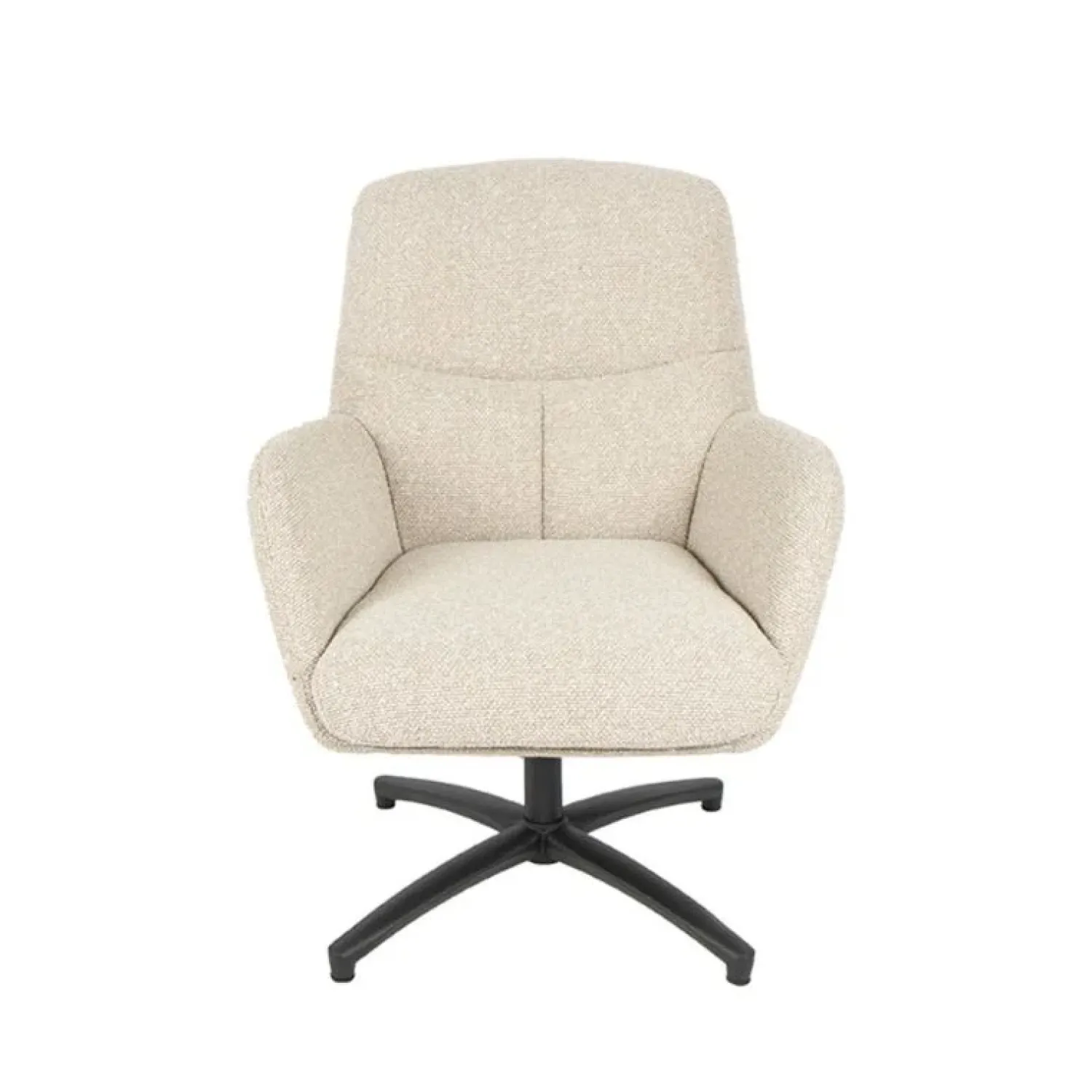 Label51 Fauteuils|Fauteuil Chill Zone Naturel Boucle Zwarte poot