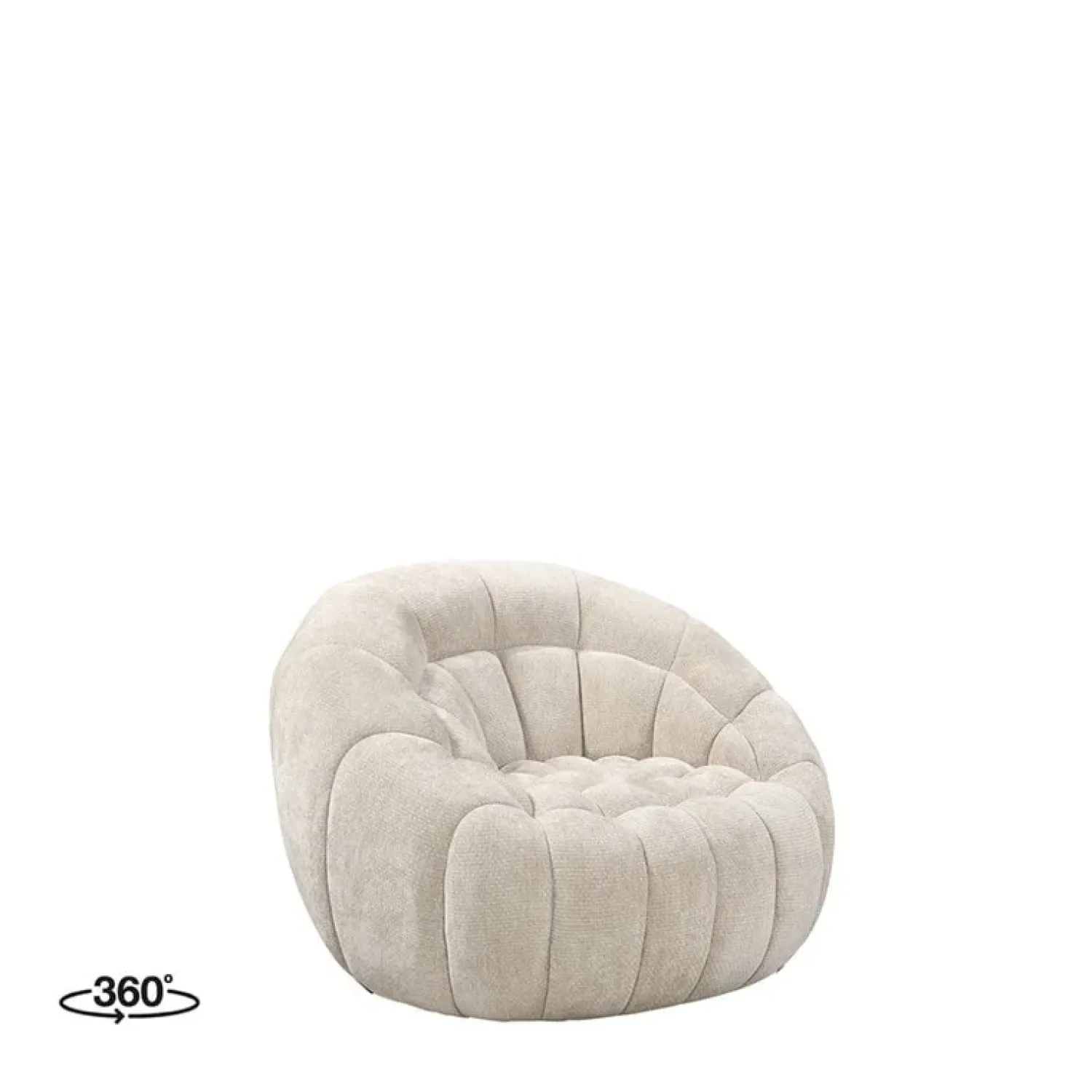 Label51 Fauteuils|Fauteuil Cloud Naturel Stof