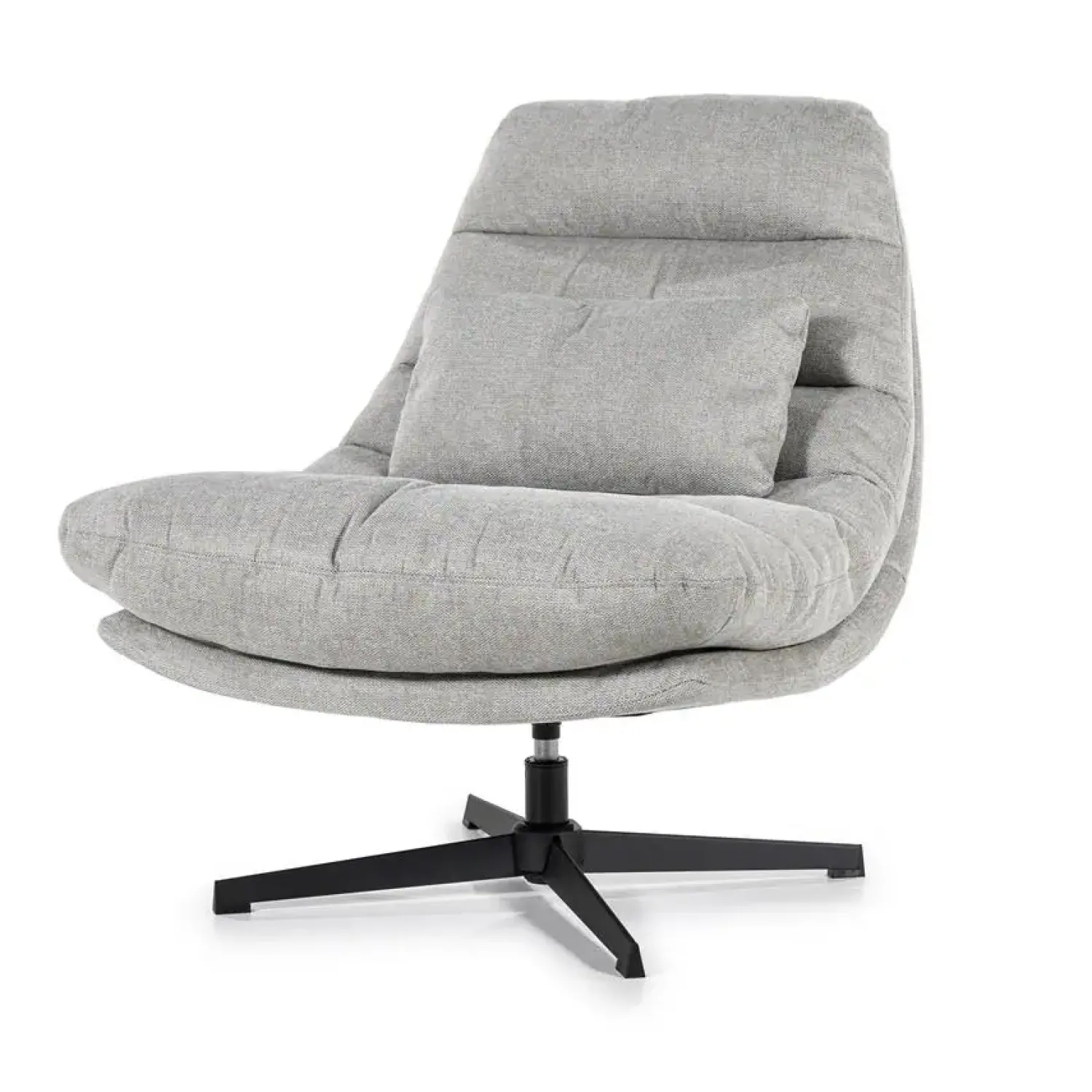Eleonora Fauteuils|Fauteuil Cooper met kussen grijs Houston