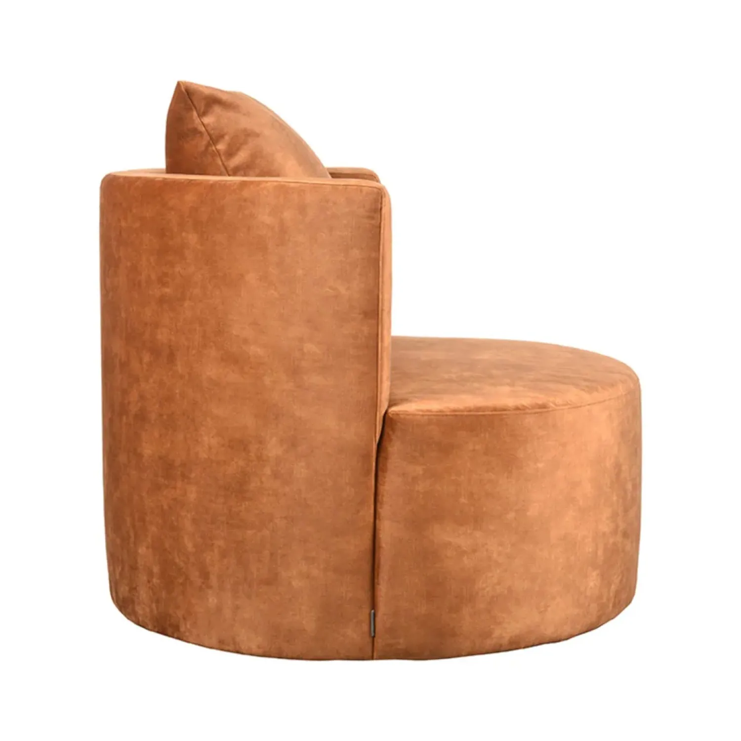 Label51 Fauteuils|Fauteuil Evy Oker Velours 90cm