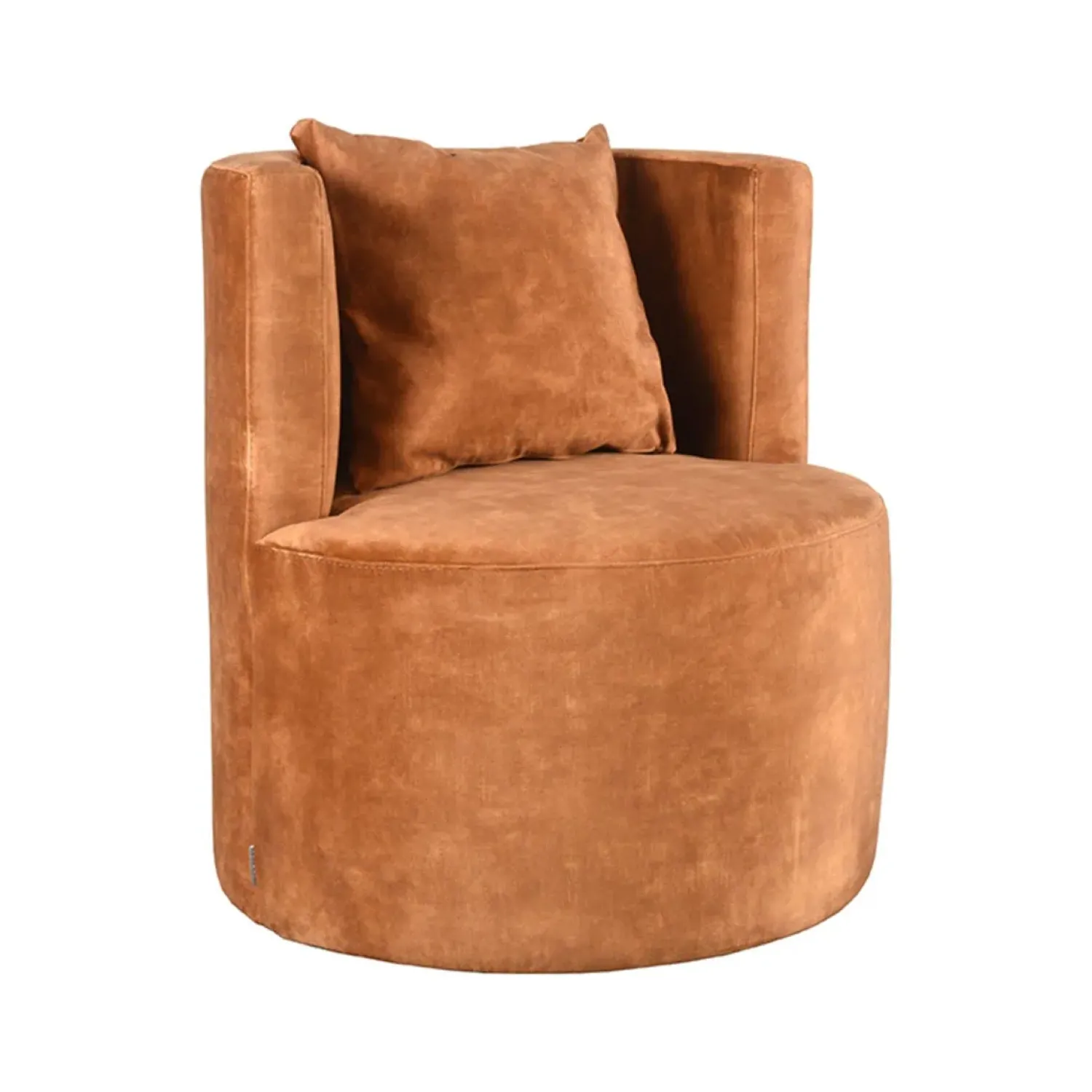 Label51 Fauteuils|Fauteuil Evy Oker Velours 65cm