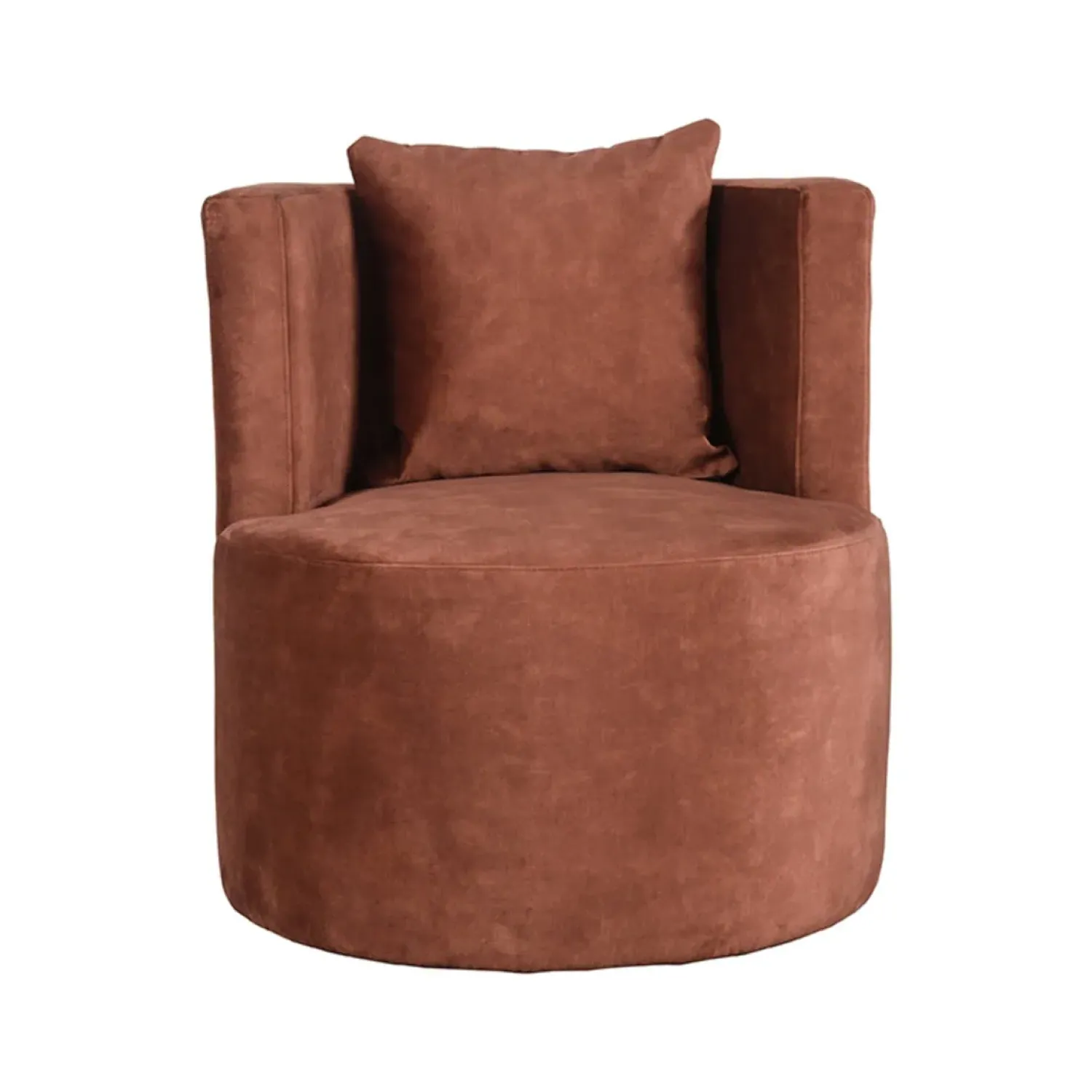 Label51 Fauteuils|Fauteuil Evy Rust Velours 65cm