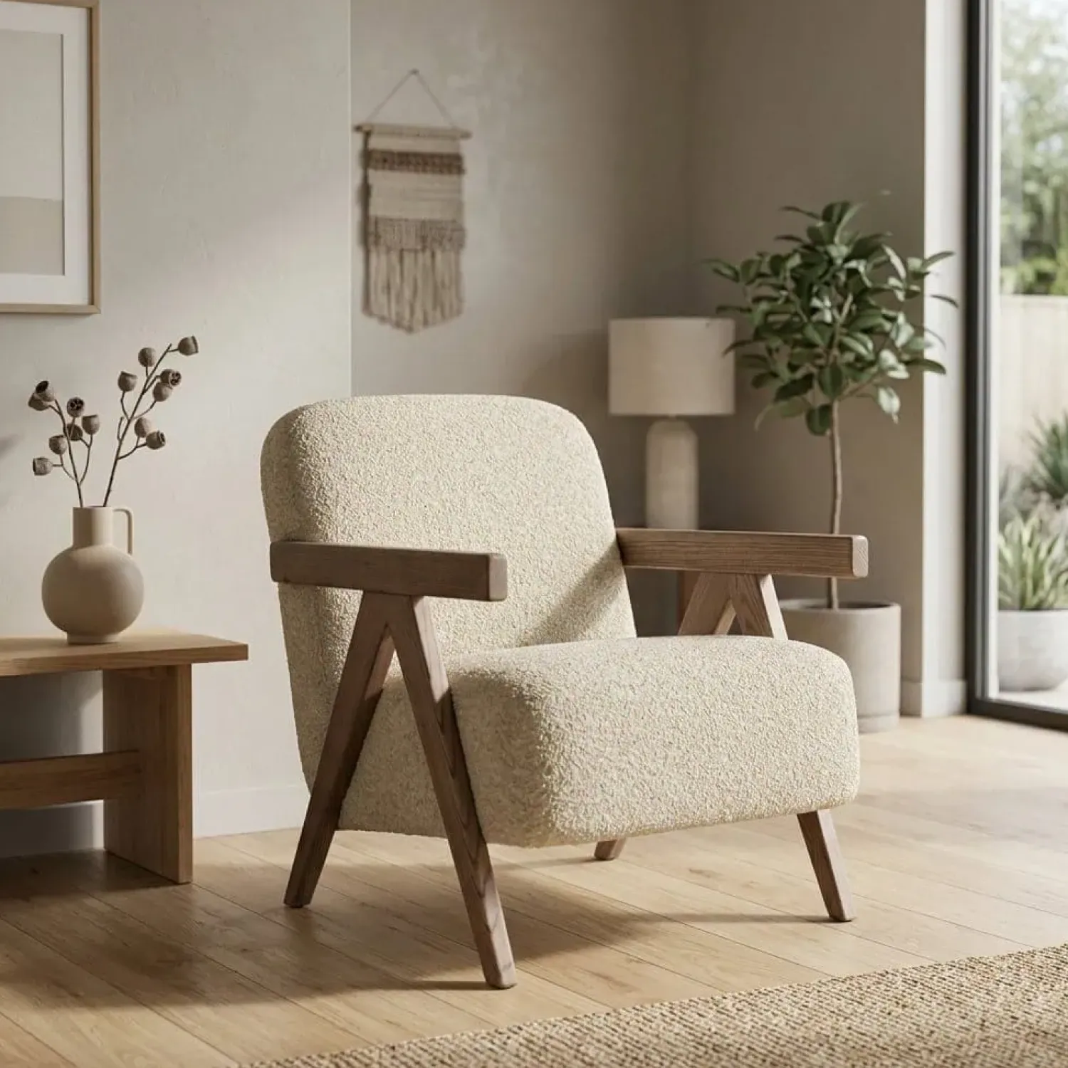 Eleonora Fauteuils|Fauteuil Francis beige