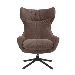 Furndea Fauteuils|Fauteuil Hannah met voetenbank Paars