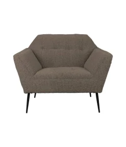Dutchbone Fauteuils|Fauteuil Kate Bouclé Camel 94cm
