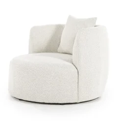 Eleonora Fauteuils|Fauteuil Louis met kussen beige spark