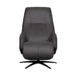 Label51 Fauteuils|Fauteuil Odense Antraciet Microleder