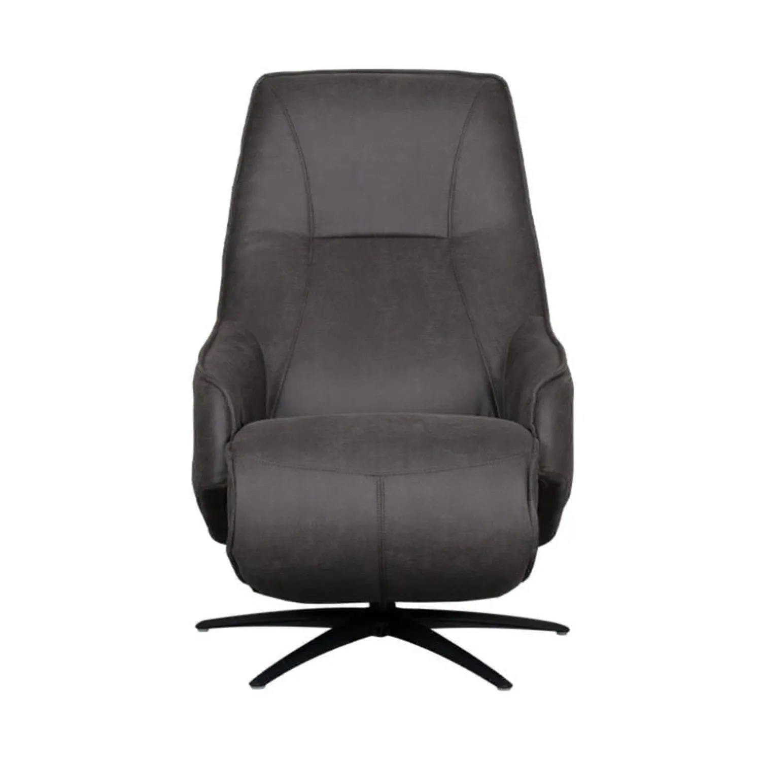 Label51 Fauteuils|Fauteuil Odense Antraciet Microleder