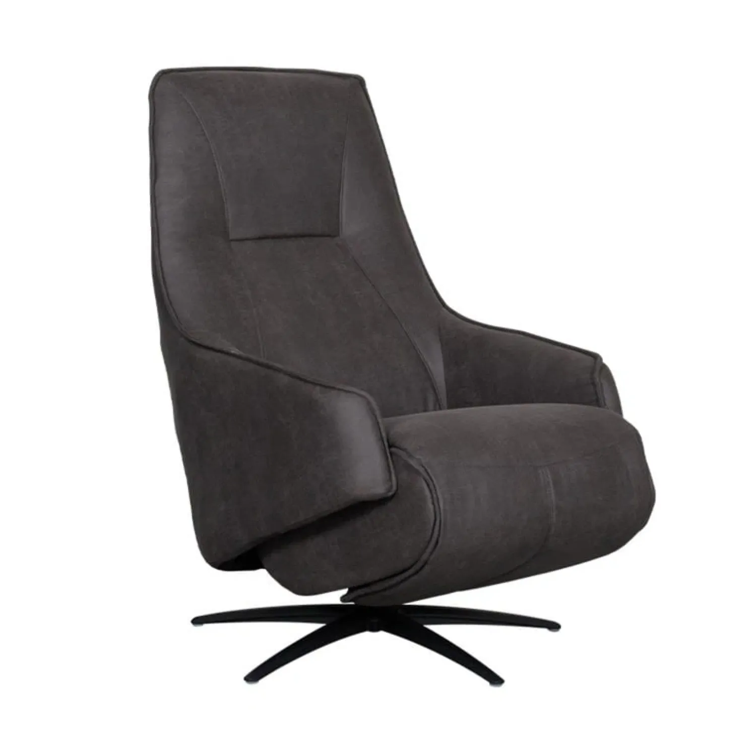 Label51 Fauteuils|Fauteuil Odense Antraciet Microleder