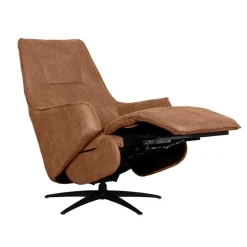 Label51 Fauteuils|Fauteuil Odense Cognac Microleder