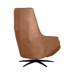 Label51 Fauteuils|Fauteuil Odense Cognac Microleder
