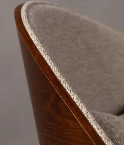 Dutchbone Fauteuils|Fauteuil Rodin Grijs 78cm