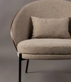 Dutchbone Fauteuils|Fauteuil Rodin Grijs 78cm