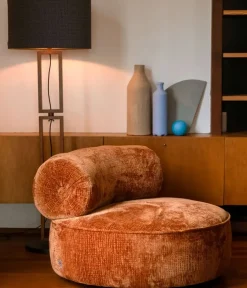 Dutchbone Fauteuils|Fauteuil Tilbury Terracotta 100cm