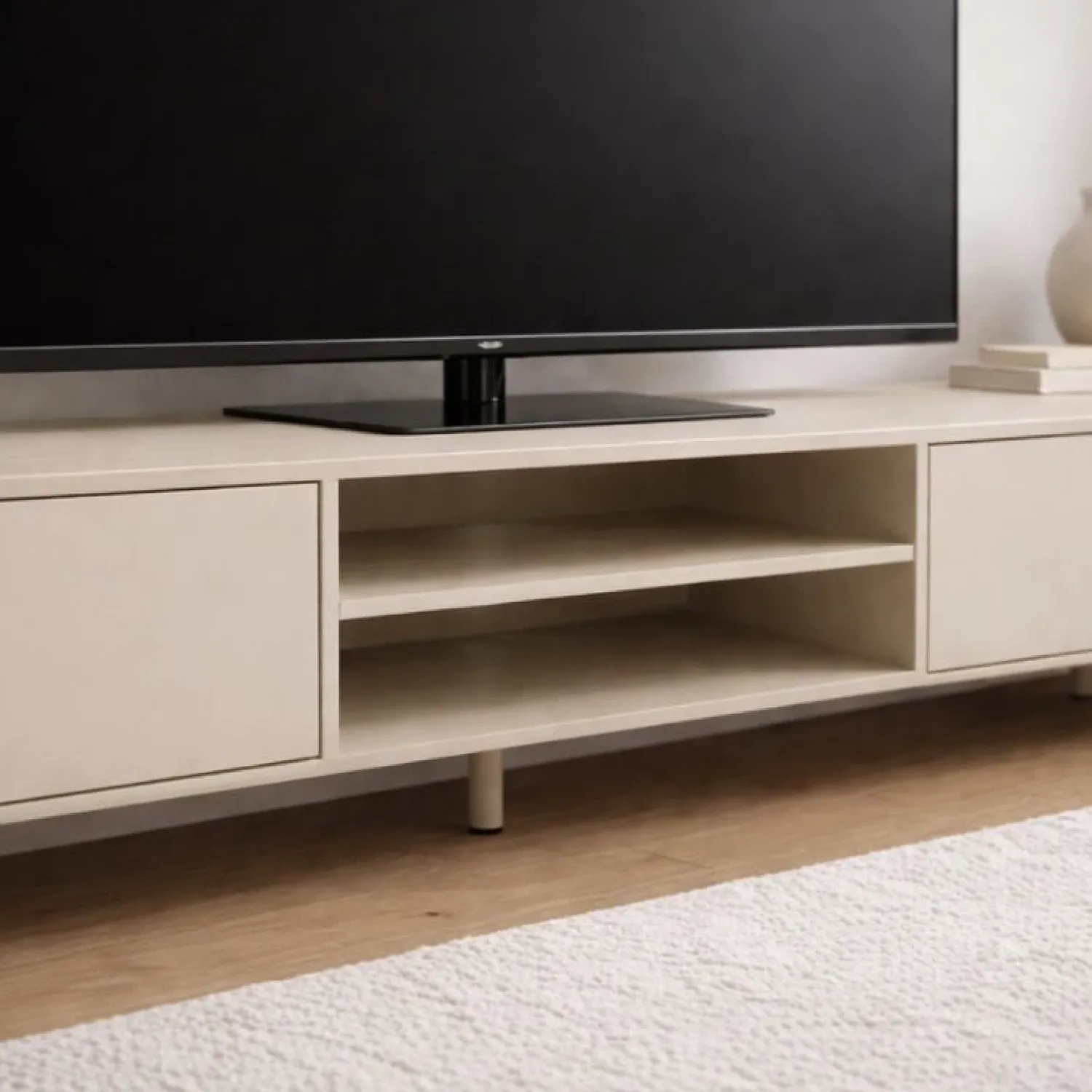 Vane Living Industriele Kasten|Tv Meubels|Faye Tv meubel Zand 200 cm