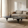 Eleonora Salontafels|Fay Salontafel Zwart 162 cm