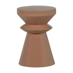 WOOOD Bijzettafels|Fedde Bijzettafel metaal oudroze 30cm