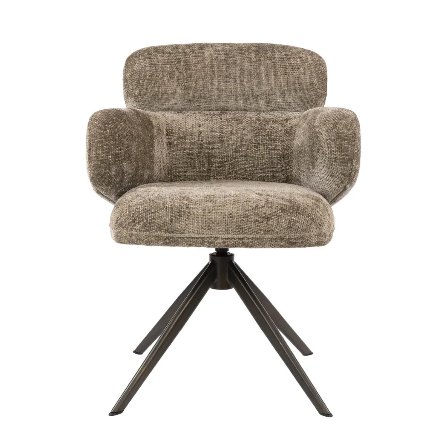 Kalfort Eetkamerstoelen|Federico Eetkamerstoel Hoven Champagne-bruin