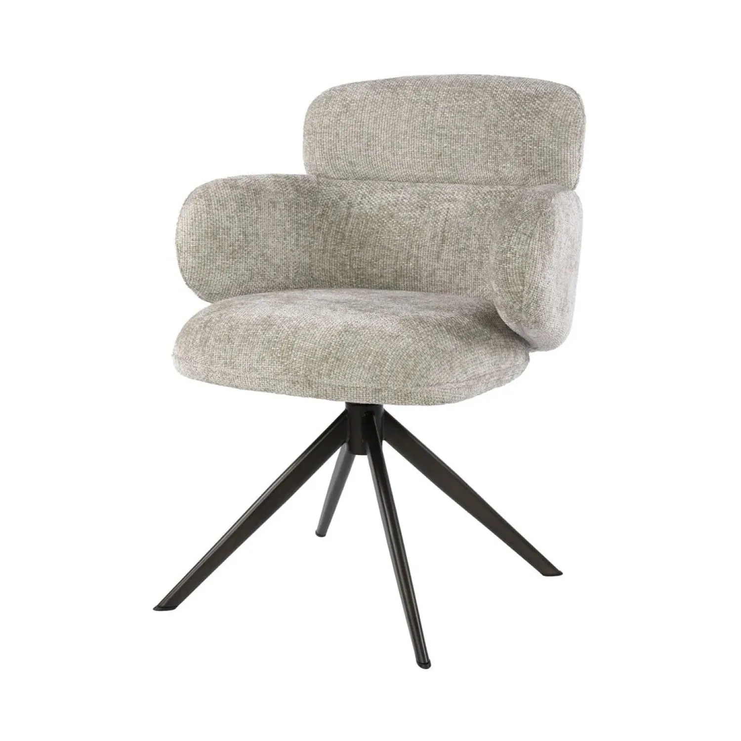 Kalfort Eetkamerstoelen|Federico Eetkamerstoel Hoven Zand-bruin