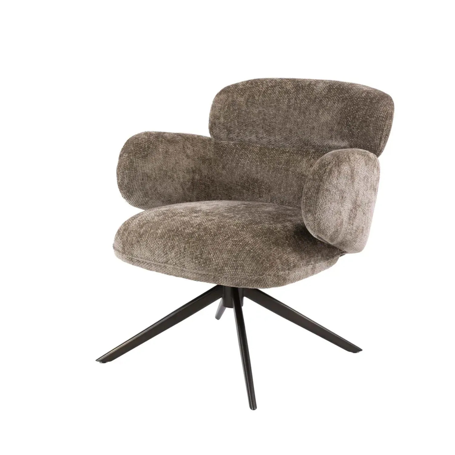 Kalfort Fauteuils|Federico Fauteuil Hoven Champagne-bruin