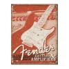 Metal Signs Metalen Borden|Fender gitaar - metalen bord