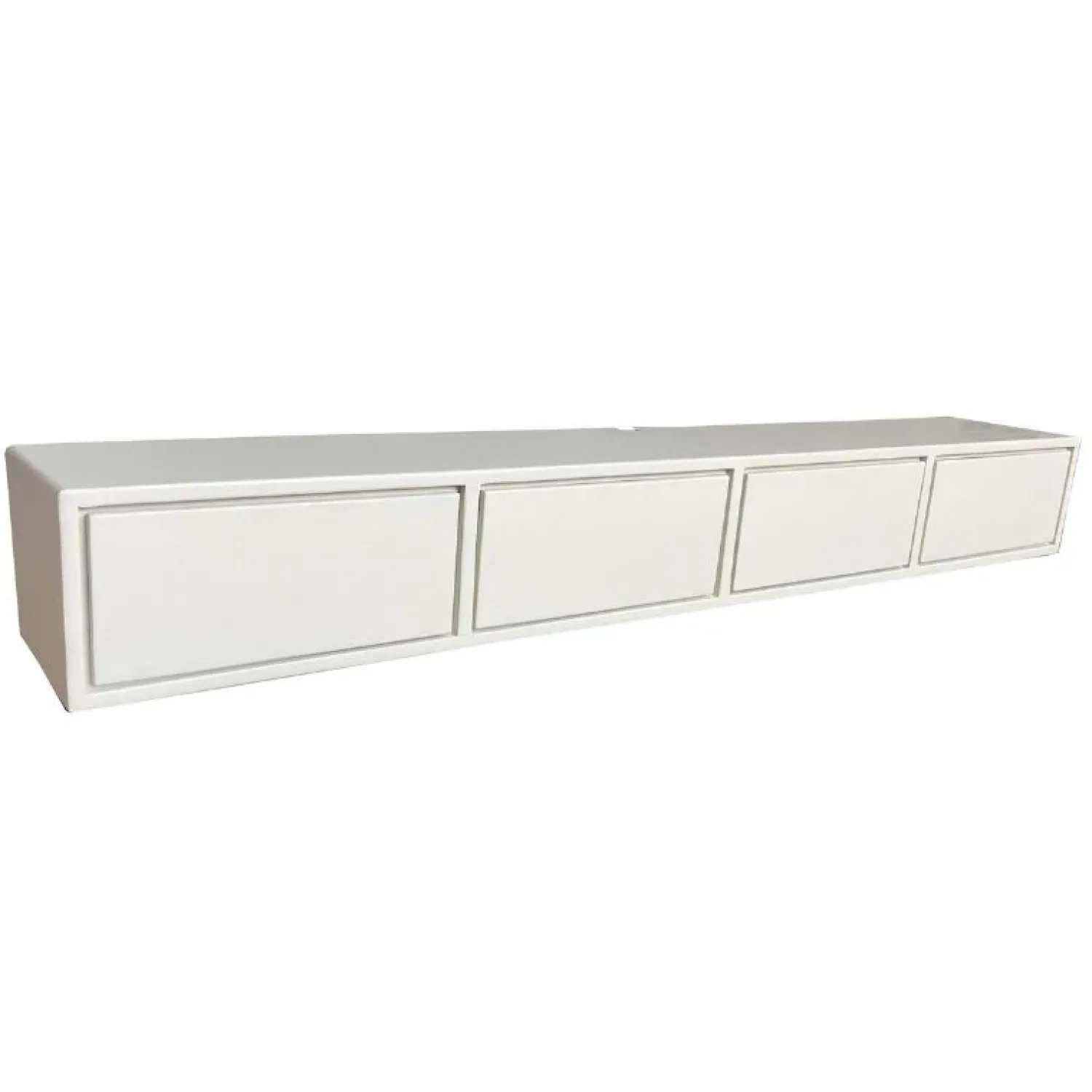 Vane Living Industriele Kasten|Tv Meubels|Fenno Zwevend Tv meubel zand 240cm