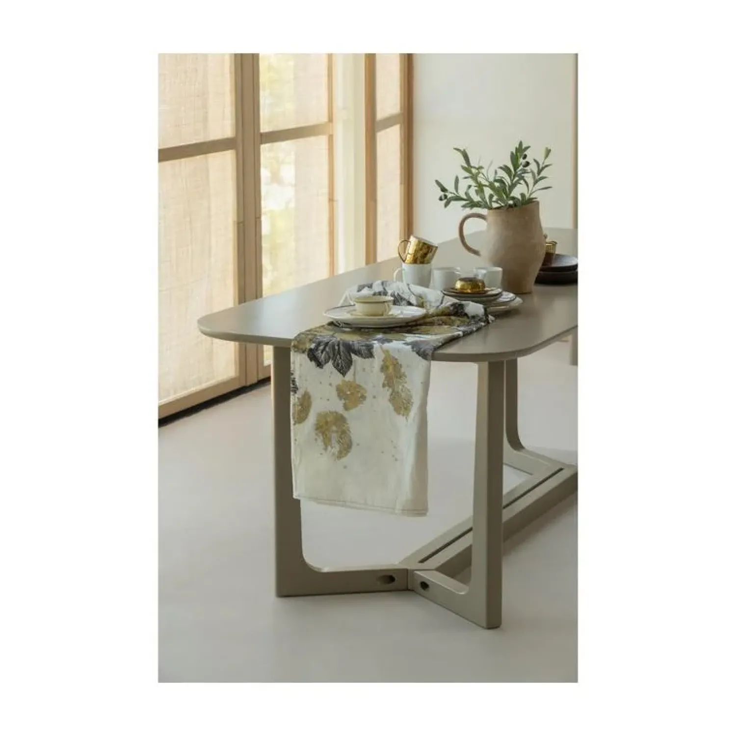 WOOOD Eettafels|Ferion Eettafel mangohout mud 240cm