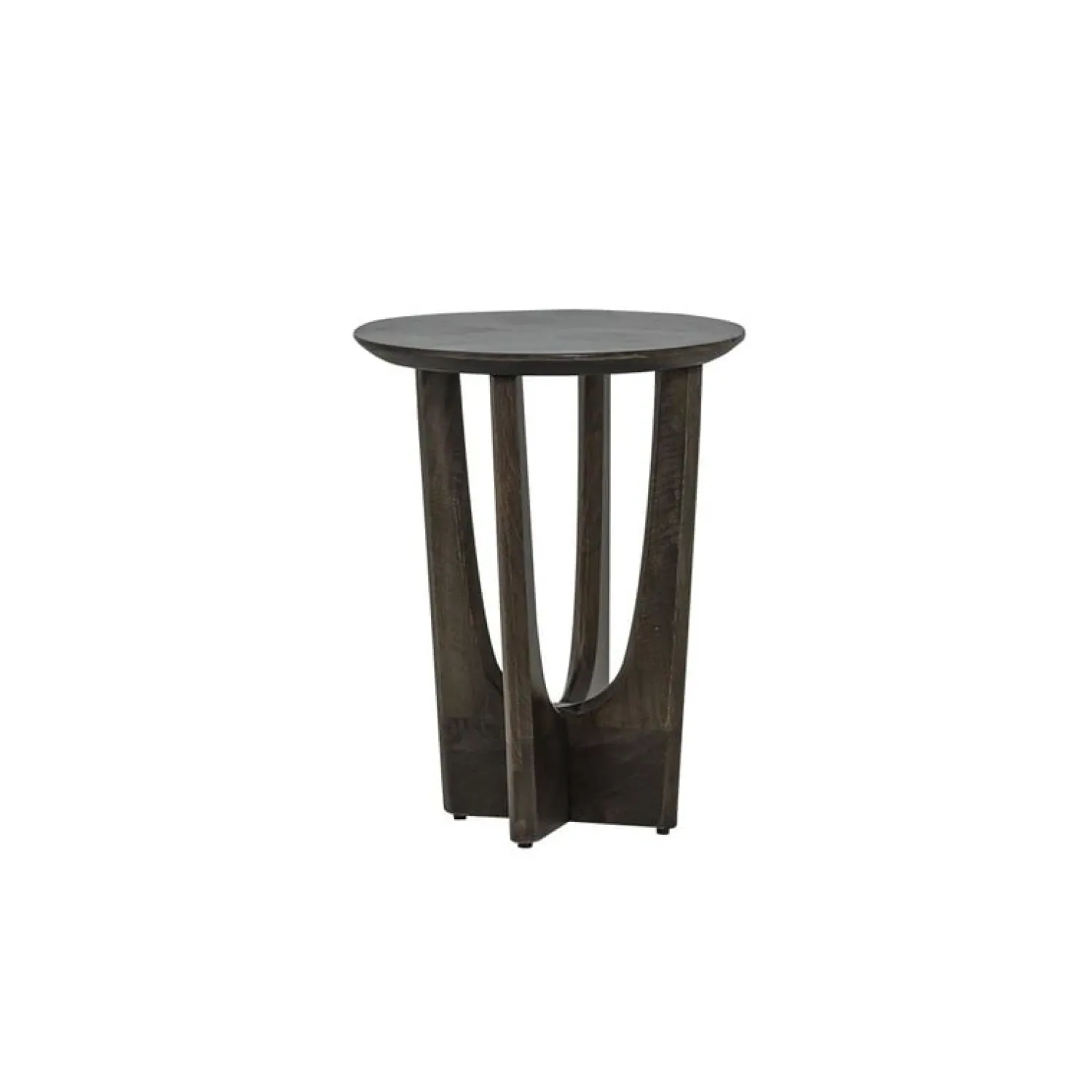 Tower living Bijzettafels|Fermo Bijzettafel rond mangohout olijfbruin 40cm