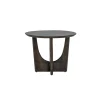 Tower living Salontafels|Fermo Salontafel rond mangohout olijfbruin 60cm