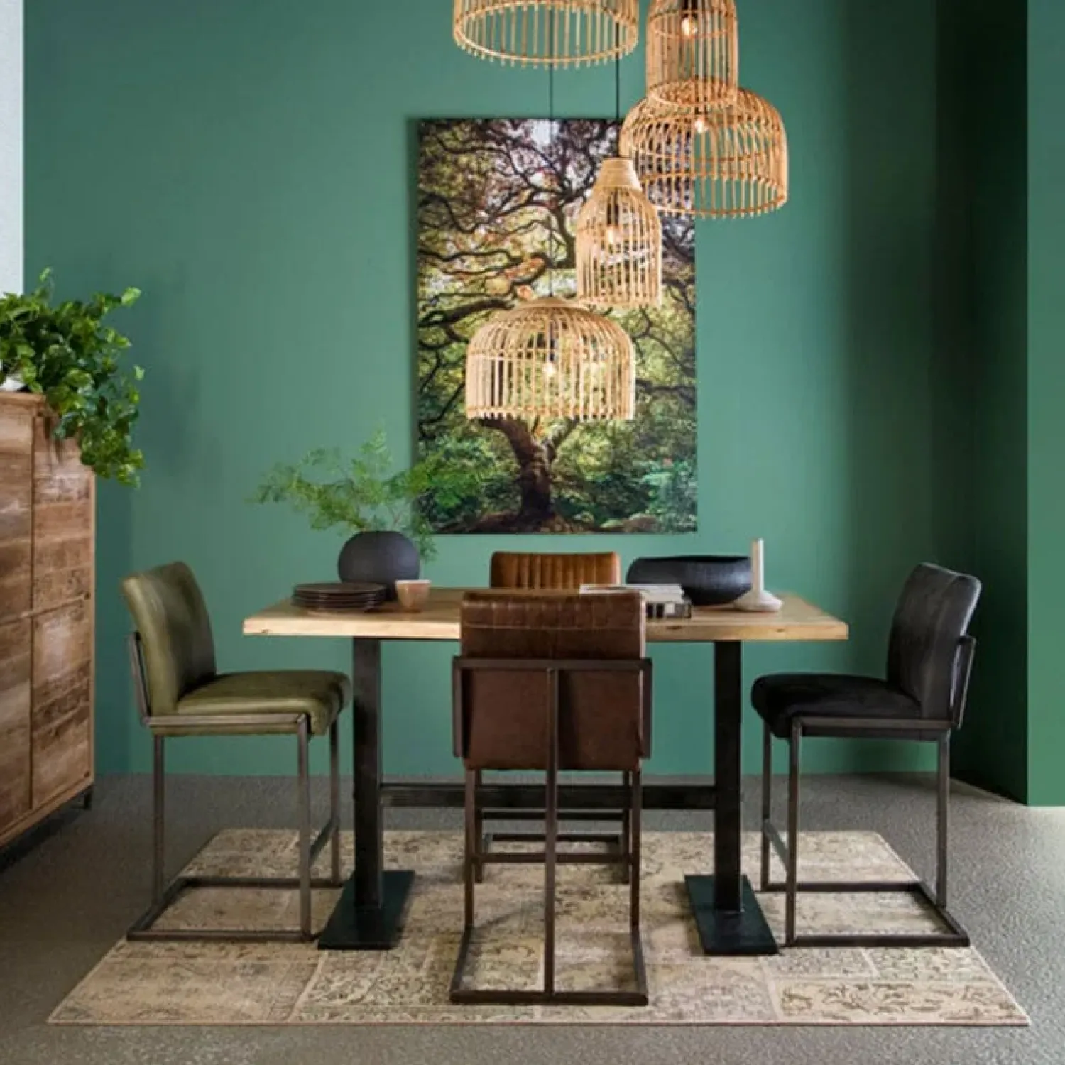 Tower living Barkrukken|Ferro barstoel Savannah Donker Bruin