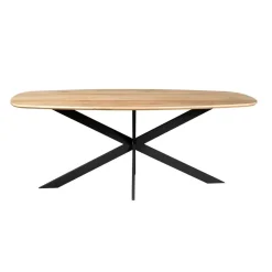Furndea Eettafels|Ferry Eettafel Deens ovaal Naturel Eiken 180cm