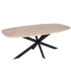 Furndea Eettafels|Ferry Eettafel Deens ovaal Naturel Eiken 200cm