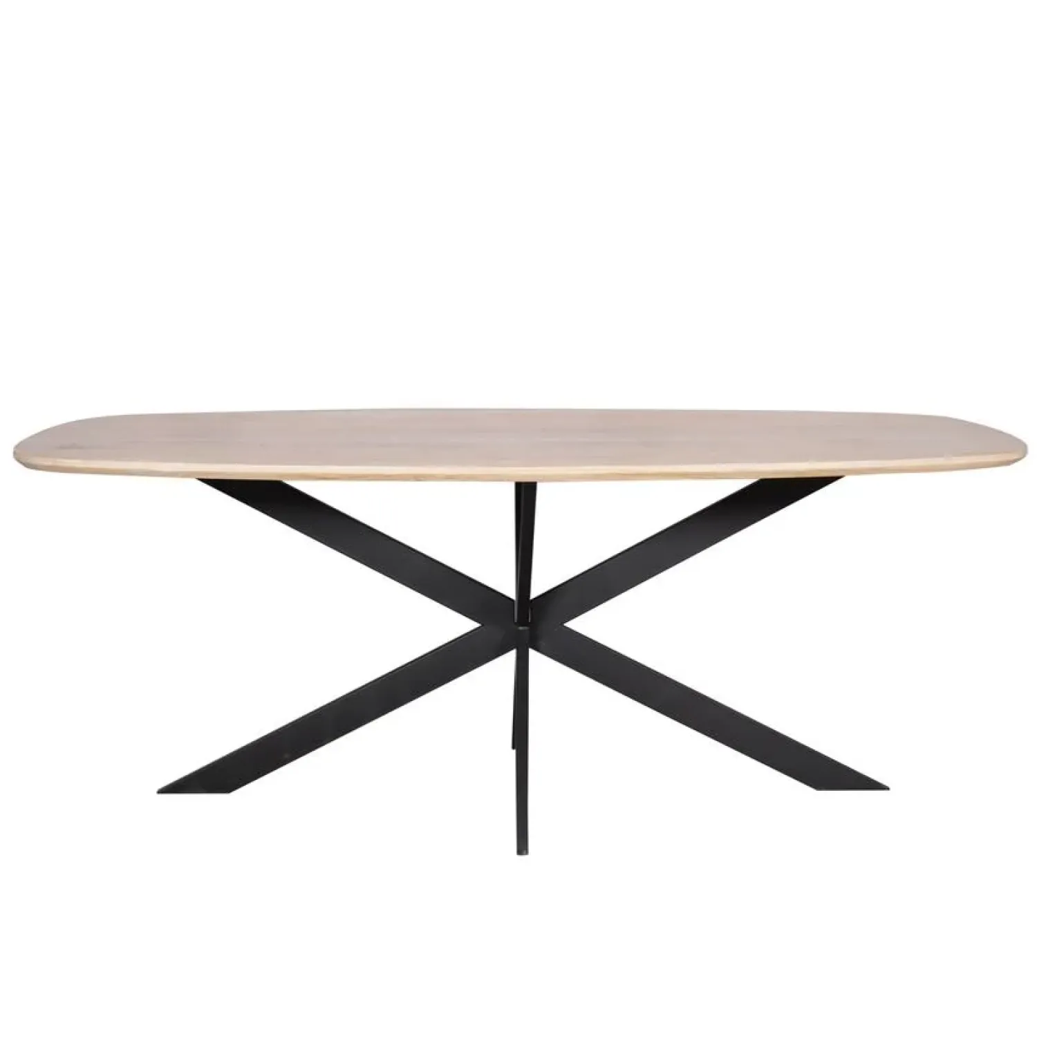 Furndea Eettafels|Ferry Eettafel Deens ovaal Naturel Eiken 200cm