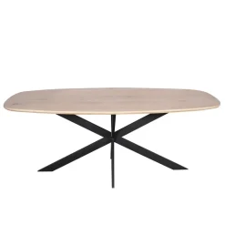 Furndea Eettafels|Ferry Eettafel Deens ovaal Naturel Eiken 200cm